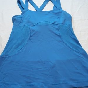 Lululemon Blue Tank with Pocket